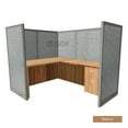 GOF 1 Person Workstation Cubicle (C6’D x 6’W x 5’H) / Office Partition