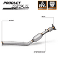 thumbnail image 3 of M-AUTO Stainless Steel Exhaust Catalytic Converter For 2005-2007 Chevrolet Cobalt, 2006-2007 Chevrolet HHR, 2007 Pontiac G5, 2006 Pontiac Pursuit, 3 of 10