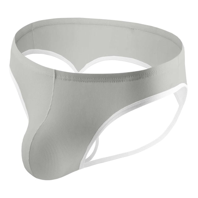 Fridja Caleçons Respirants Grande Taille pour Hommes Mode Solide Charmant Maille Respirante Rayée Taille Basse Caleçons Évacuant l'Humidité