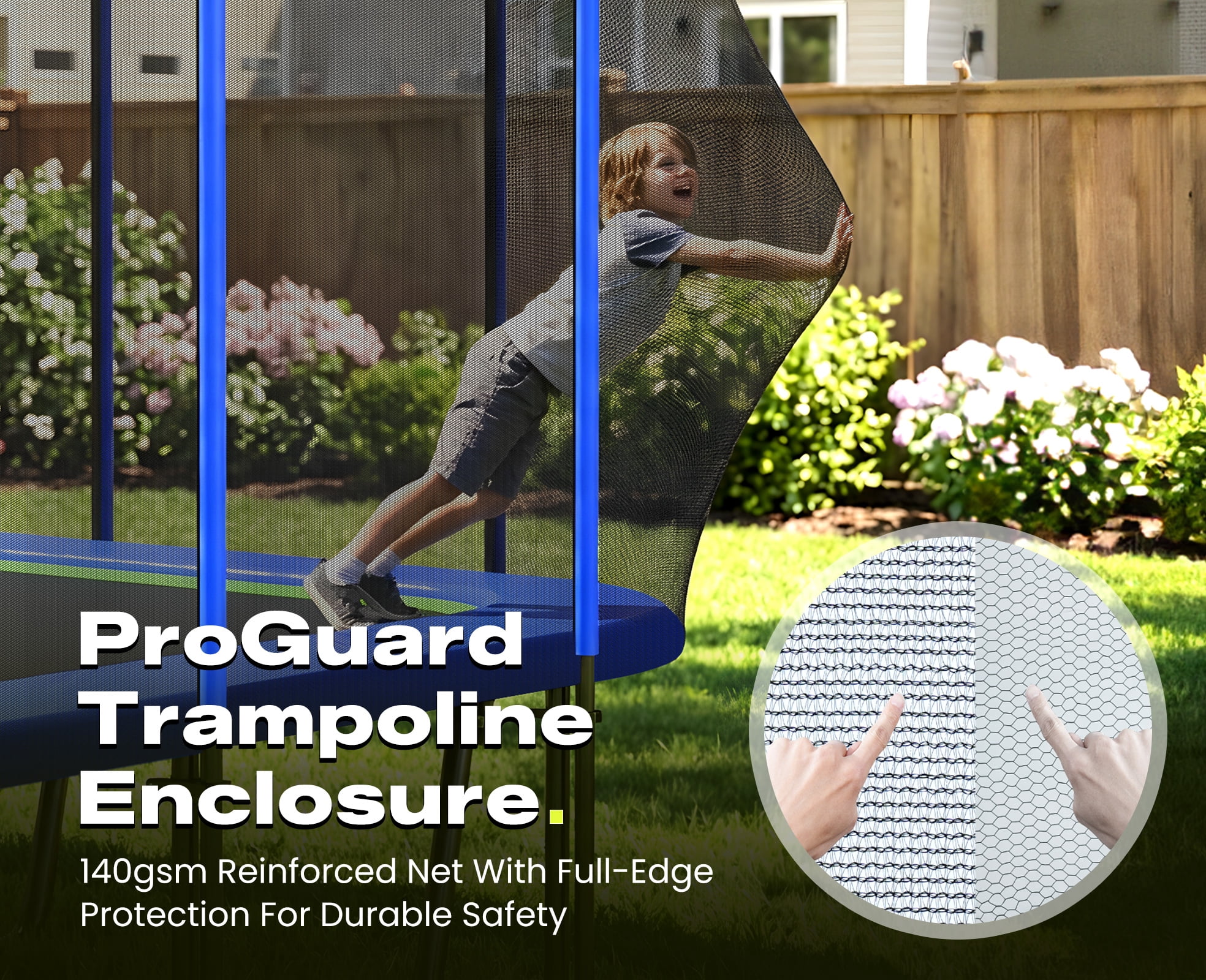 Zupapa 13x23 FT Rectangle Trampoline for Kids & Adults, Outdoor