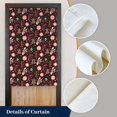 thumbnail image 3 of WARHOOME Japanese Doorway Curtain, Christmas Bells Black Graffiti Restaurant Closet Door Tapestry Entrance Kitchen Curtains, 34 x 56 inches, 3 of 9