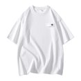 thumbnail image 3 of Birdeem T-Shirt de Sport Entraînement Physique pour Hommes, Design Personnalité Couleur Unie, Manches Courtes, Col Rond, 3 of 8