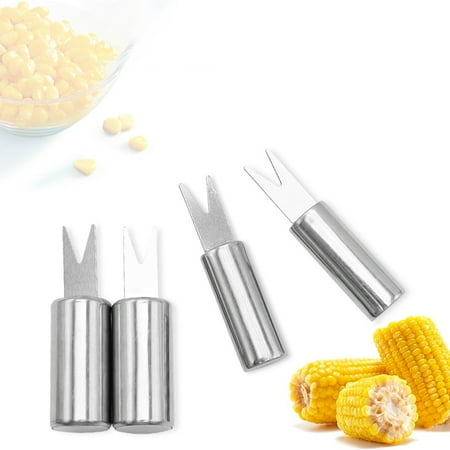 

Xinhuadsh 10Pcs Corn Forks Tightening Screws Non-breakable Comfortable Grip Safe Grilling Barbecue Fork Supplies Home Supply