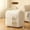 107#Khaki, variant on Cotton Quilt Storage Bag Large Capacity, Visible Window Bedding Sorting Bag for Comforters and Blankets, Breathable Fabric Organizer for Linen Closet, Durable Zipper Bag for Home and Dorm