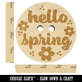 thumbnail image 2 of Hello Spring Wood Buttons for Crochet Knitting Sewing DIY Craft - 1.00 Inch Medium (7pcs), 2 of 7