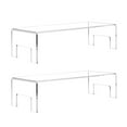thumbnail image 1 of 2pcs/set Clear Acrylic Display Riser nail crystal shows watch Storage Rack Holder for Cupcake Models, 1 of 5