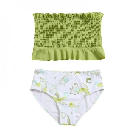 

Baby Girl Swimsuit Swimwear High Waist Swimsuit Bikini Tankini Swimwear