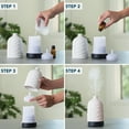 thumbnail image 4 of Airome 100 mL Ultrasonic Essential Oil Diffuser, White Harmony, 4 of 5