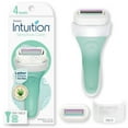 thumbnail image 3 of (2 pack) Schick Intuition 4-Blade Sensitive Care Women's Razor Handle Plus 2 Manual Razor Cartridge Refills, 3 of 15