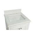 thumbnail image 4 of Nantucket 24" Bathroom Vanity with White Cabinet and Quartz Top, 4 of 7