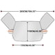 thumbnail image 3 of Funda de nieve para parabrisas del coche | Protector de hielo y protector de hielo contra la escarcha | Protector grueso para todo tipo de clima con cubiertas para los retrovisores laterales, 3 of 9