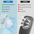 thumbnail image 2 of Cyeelves 57 in 3-Speed Foldable Hanging Neck Portable Handheld Fan, 2 of 7