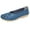 Blue, variant on FRSASU Shoes Women's Shoes Lady Flats Sandals Leather Slipper Soft Shoes Yellow 42