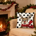 thumbnail image 5 of FastXmas Christmas Pillow Covers 18x18 Inch Pillow Covers Xmas Decorations Merry Christmas Pillows Winter Holiday Farmhouse Seasonal Throw Case Decor for Sofa Couch, 5 of 6