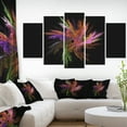 thumbnail image 1 of Excitingly Colorful Fractal Flower - Floral Canvas Art Print, 1 of 3