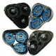 thumbnail image 4 of BR Cabezal de afeitadora de repuesto para Philips S5000 S5370 S5571 S5420 S5140 S5078 - Negro, 4 of 4