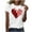 05 White, variant on Valentine's Day Shirts for Women Casual Girl Friend Gift T Shirt Cute Love Heart Graphic Tees Short Sleeve Round Neck Tshirt Top