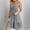 Gray, variant on Summer Dresses For Women 2025 Sevevn Ladies' Summer V-Neck Strap Solid Color Dress Sundresses For Women 2025