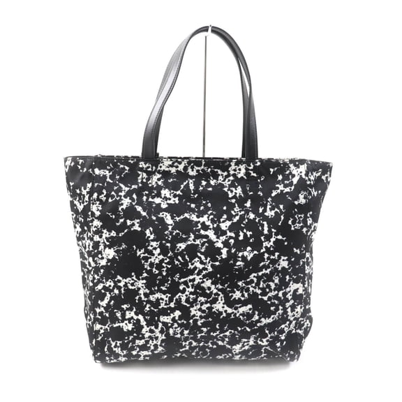 Pre-Owned BALLY WOLFSON TOTE, a large leather tote bag with logo hardware and all-over print....