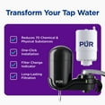 thumbnail image 3 of PUR Faucet Mount Water Filtration System, Water Filter for Sink Faucets, FM2000B, Black, 3 of 11