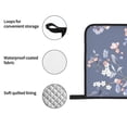 thumbnail image 4 of Sikiie Watercolor Flowers Butterfly Oven Mitts and Pot Holders, Silicone Oven Gloves, Heat Resistant Oven Mitts 4Pcs Set, 4 of 6