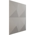 thumbnail image 2 of Ekena Millwork 11 7/8"W x 11 7/8"H Tirana EnduraWall Decorative 3D Wall Panel, Textured Metallic Silver (Covers 0.98 Sq. Ft.), 2 of 5