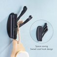thumbnail image 5 of Gancho giratorio de brazo oscilante plegable de metal sólido con múltiples brazos plegables, utilizado para baño, cocina, garaje, 5 of 5
