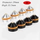 thumbnail image 4 of 4Pcs Speaker Stand Feet Pad Metal Spikes Cone Floor Foot Nail for Loudspeakers Shoes Spike Shock, 4 of 5