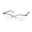 azure, variant on DANA BUCHMAN PAMELA HALF-RIMLESS LIGHT WEIGHT VISION CARE EYEGLASS FRAME/GLASSES