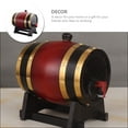 thumbnail image 3 of HONMEET Practical Wood Bucket Wooden Barrel Multi- Use Wine Dispenser, 3 of 8