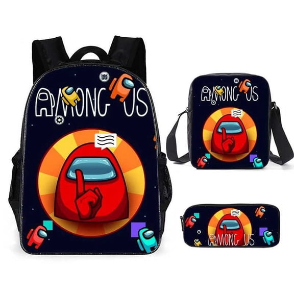 XNB Among-us Anime Backpack For Women Men, Classic Fashion Bookpack For Unisex Travel&Work Laptop Backpacks