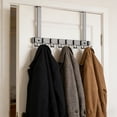 thumbnail image 6 of THLKIF Over The Door Hooks, Sturdy Door Hanger, Large Over The Door Towel Rack with 8 Hooks, Heavy Duty Easy to Install, for Bathroom, Bedroom，Kitchen，Hanging Towels, Coats, 6 of 6