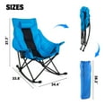 thumbnail image 7 of BOSSIN Portable Oversized Rocking Camping Chair for Adults,Outdoor Folding Chair with Storage Bag & Cup Holder, 7 of 7