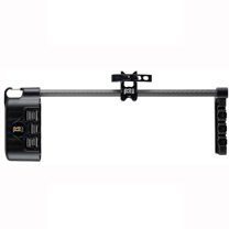 TightSpot Airlock 4-Arrow Quiver, Ultra-Lightweight Carbon HexRod, VersaClip Hook, Quick-Release, Black (TSQ4ABLK)