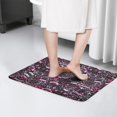thumbnail image 4 of Pink Breast Cancer and Love Flannel Non Slip Door Rugs,Washable Door Mats Indoor,Decorative Door Mats,Dirt-Resistant and Absorbent Doormat for Entrance,Bedroom,Kitchen,Bathroom,23.5x16in(60x40cm), 4 of 5