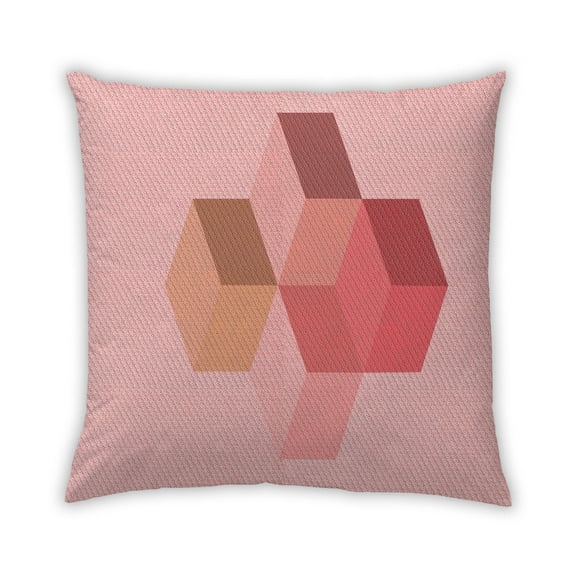 Ahgly Company Outdoor Square Contemporary Throw Pillow, 18 inch by 18 inch