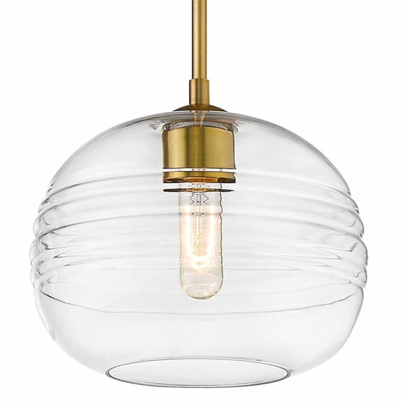 Z Lite 486P10-OBR 10 in. Harmony 1 Light Olde Brass Pendant Ceiling Light