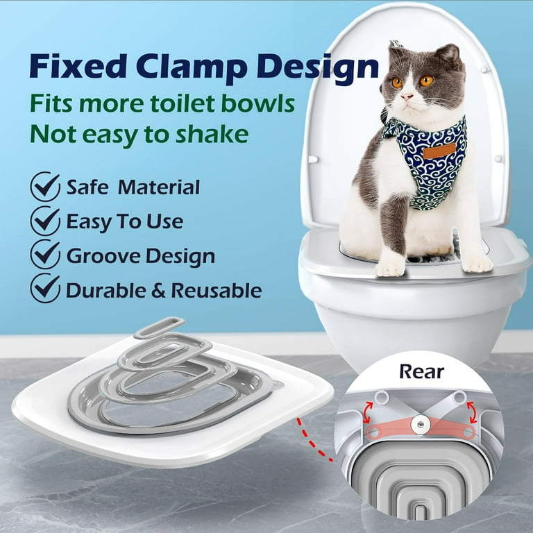 Cat Toilet Training Kit,Cat Toilet Training Systems,Reusable