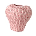 thumbnail image 4 of Jarrón decorativo de fresa, maceta de cerámica, bonito adorno de fruta con detalles texturizados, adecuado para sala de estar, cocina, comedor, decoración de mesa, regalo Rosa M, 4 of 9