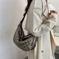 thumbnail image 3 of Bolso Hombro Otoño Invierno Bandolera Bolsos Acolchados Bolsos De Mujer Champán, 3 of 9