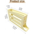 thumbnail image 2 of Upgrade 4 Tiers Egg Holder for Fridge, 2024 New Auto Rolling Egg Tray Stackable Space-Saving Refrigerator Egg Holders, arge Capacity Egg Holder Dispenser for Refrigerator (White), 2 of 5