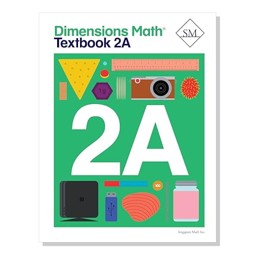 Pre-Owned Dimensions Math Textbook 2A | Singapore Math Inc. [Paperback] [Paperback] Singapore Math Inc., 9781947226067, 1947226061, Paperback,