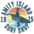 thumbnail image 2 of Men's Jaws Retro Amity Island Surf Shop  Sweatshirt, 2 of 4