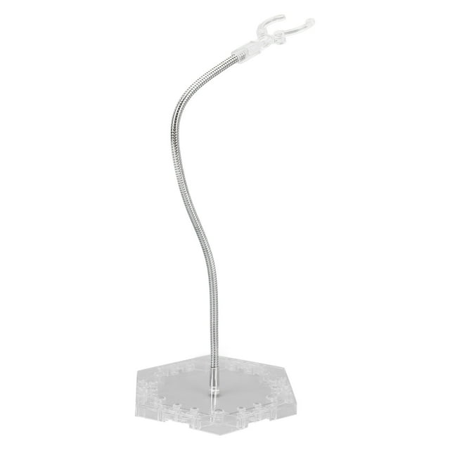 Action Figure Stand, ABS Stainless Steel Stable Display Holder for 6inch Doll, with Ideal Display Guard Support