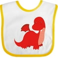 thumbnail image 3 of Inktastic Adorable Red Dragon Boys Baby Bib, 3 of 4