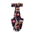 thumbnail image 4 of Barkertime Hearts and Patriotic Love Escape-Proof Washable Dog Diaper Overall - Made in USA, 4 of 6