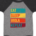 thumbnail image 4 of Inktastic Viola Player Funny Eat Sleep Viola Repeat Boys or Girls Baby Bodysuit, 4 of 5