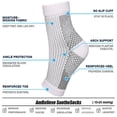 thumbnail image 4 of Chaussettes Apaisantes Compression Neuropathie Soutien de la Cheville Protection Soulagement de la Douleur, 4 of 5