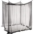 thumbnail image 1 of Mosquitera decorativa cuadrada negra WEIHJMXG con dosel grande 100% poliéster, 1 of 5