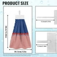 thumbnail image 7 of ZIATUBLE American Flag Hanging Kitchen Dish Towel Breathable Hanging Hand Dry Towels 2 Pcs Easy to Install Bathroom Hand Bath Towel Fast Drying Kitchen Hand Towels and Washcloths for 4 of July, 7 of 7